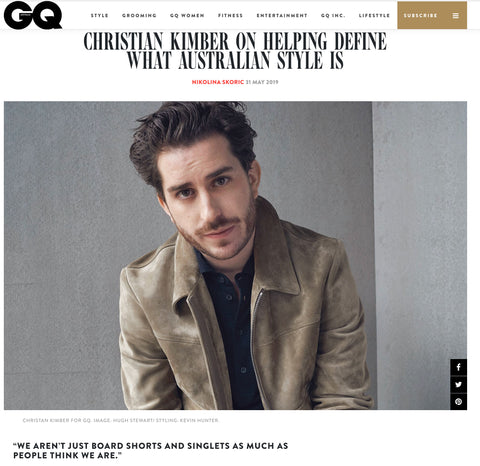 GQ Australia - Christian Kimber On Helping Define What Australian Style Is