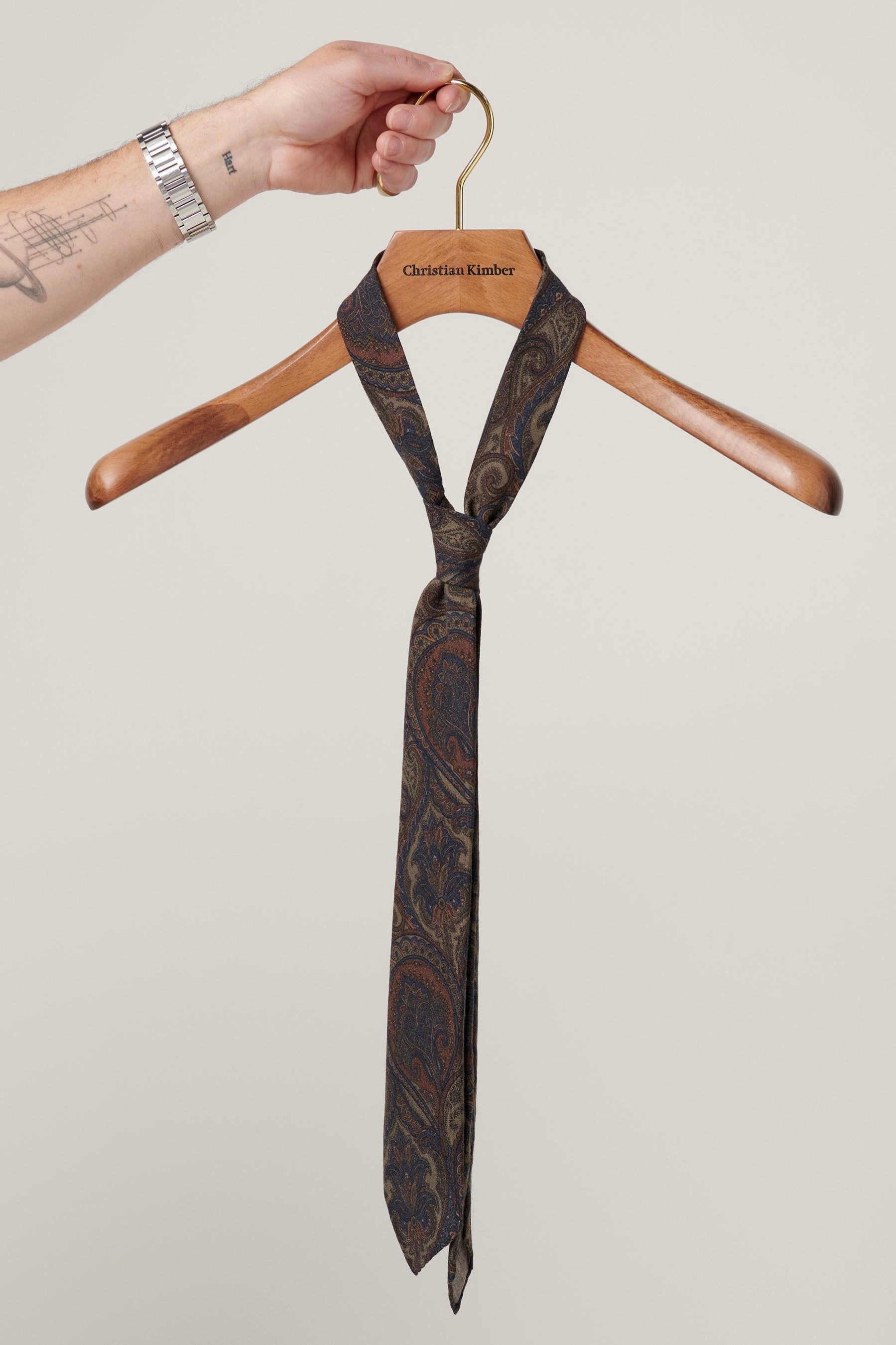 Paisley Tie - Wool