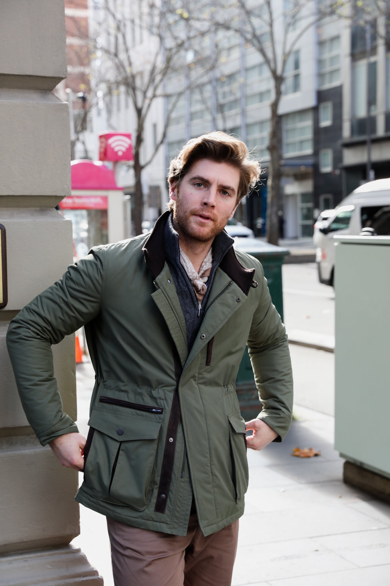 Sherbrooke Field Jacket - Olive