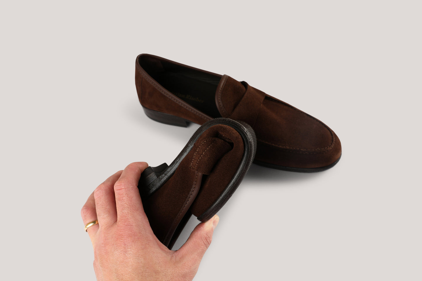 Gisborne Softy Loafer - Black suede