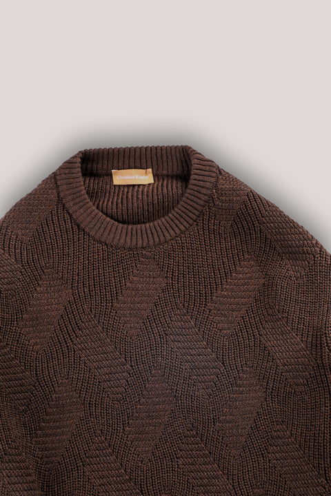 Radfords  - Chocolate Cable Knit