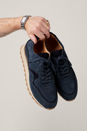 Byron Sneaker - Sea Blue Suede