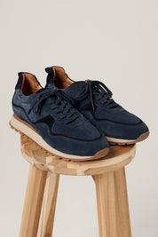 Byron Sneaker - Sea Blue Suede