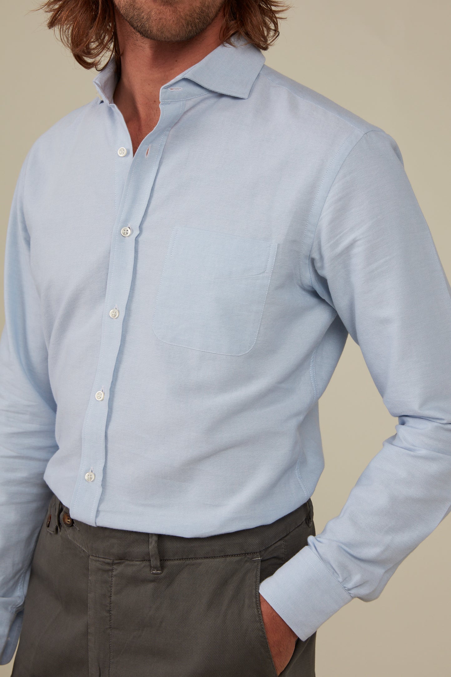 Fenner Oxford Shirt - Sky