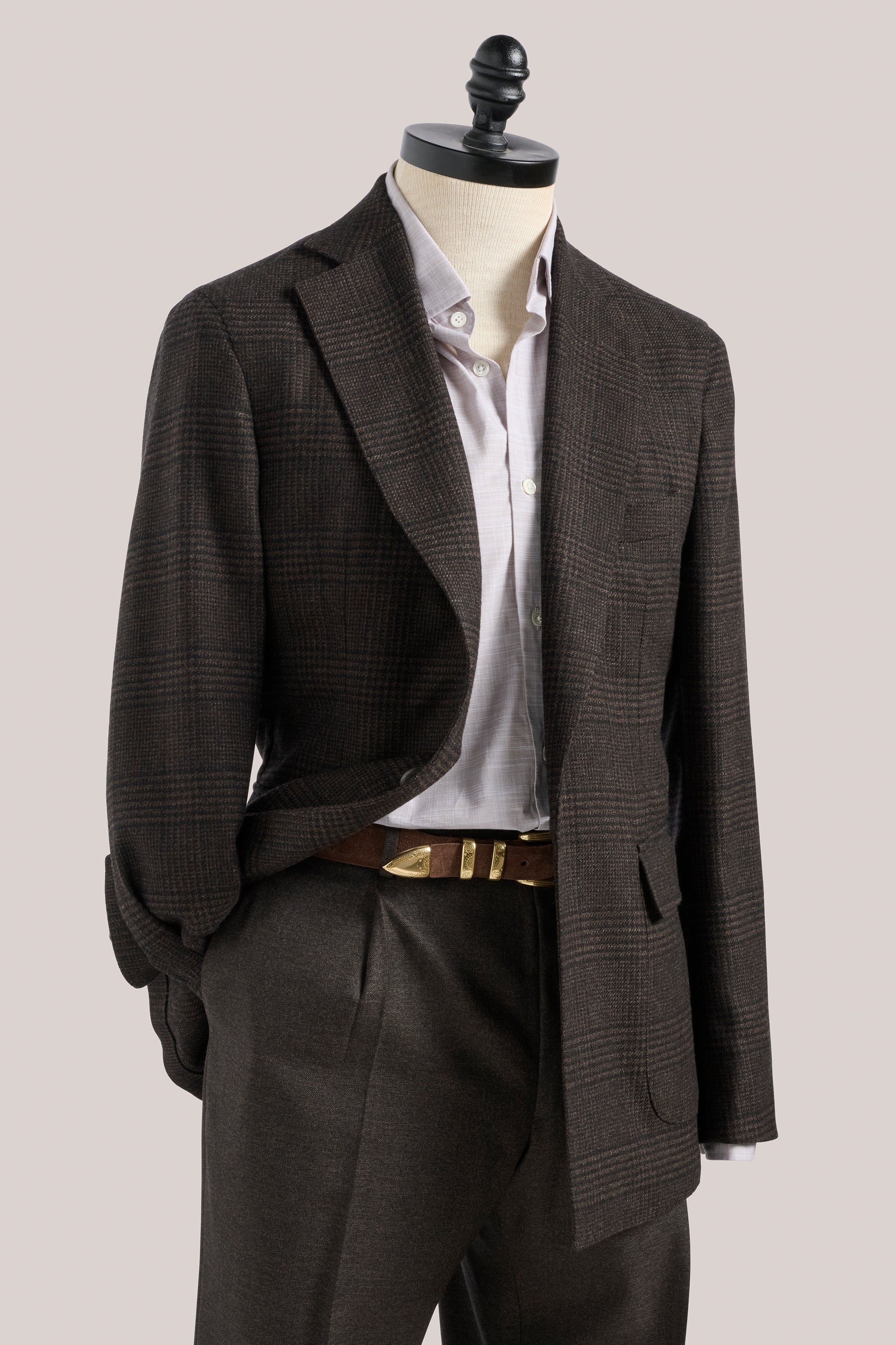 Architects Deconstructed Blazer - Wool - Brown Prince of Wales