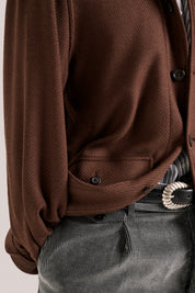 Fitzroy Chore Jacket - Wool - Chocolate Brown