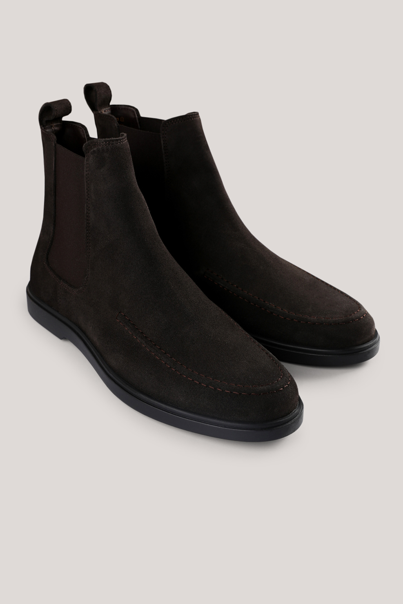Auburn Chelsea Boot - Suede - Coffee Brown