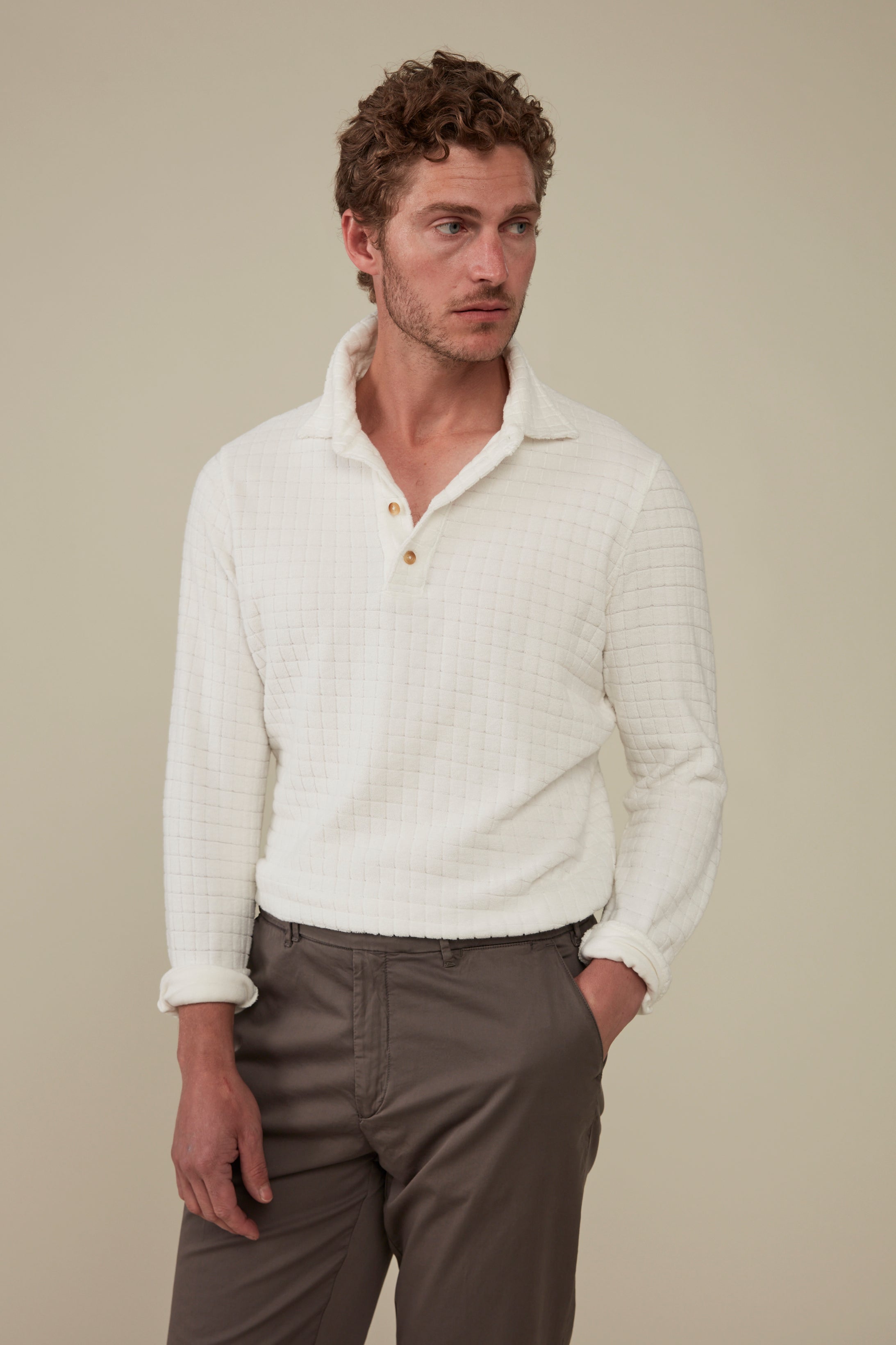 Garment Dyed Carrot Fit Chino Paperweight - Steel