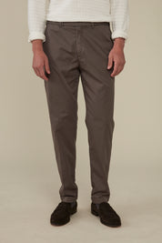 Garment Dyed Carrot Fit Chino Paperweight - Steel