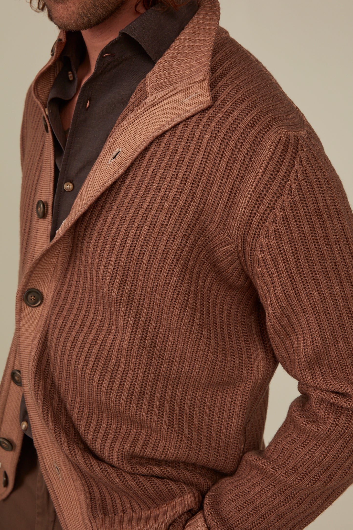 Arthur Cardigan - Cinnamon