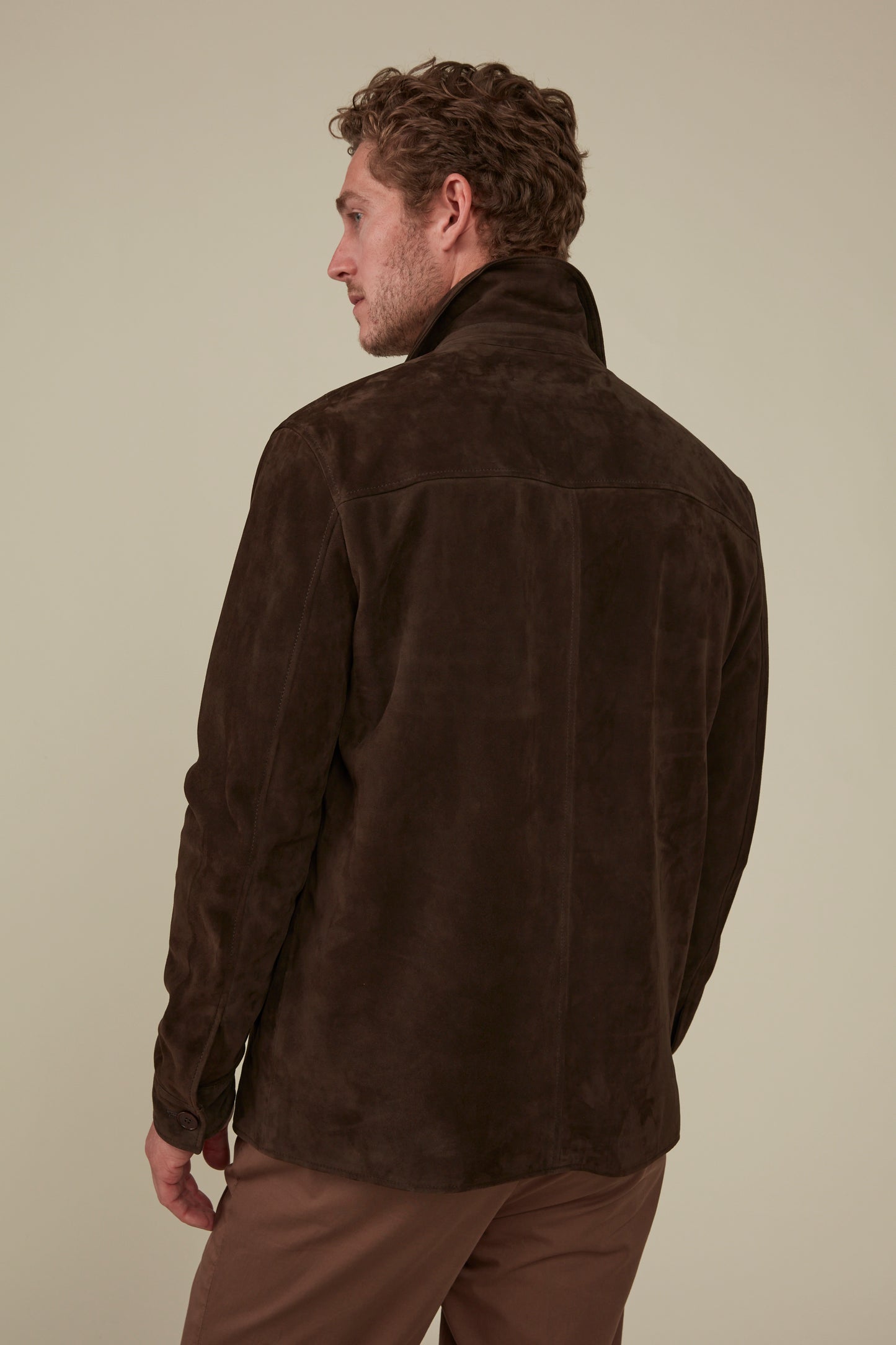 Fitzroy Chore Jacket - Chocolate Suede