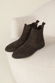 Auburn Chelsea Boot - Suede - Coffee Brown
