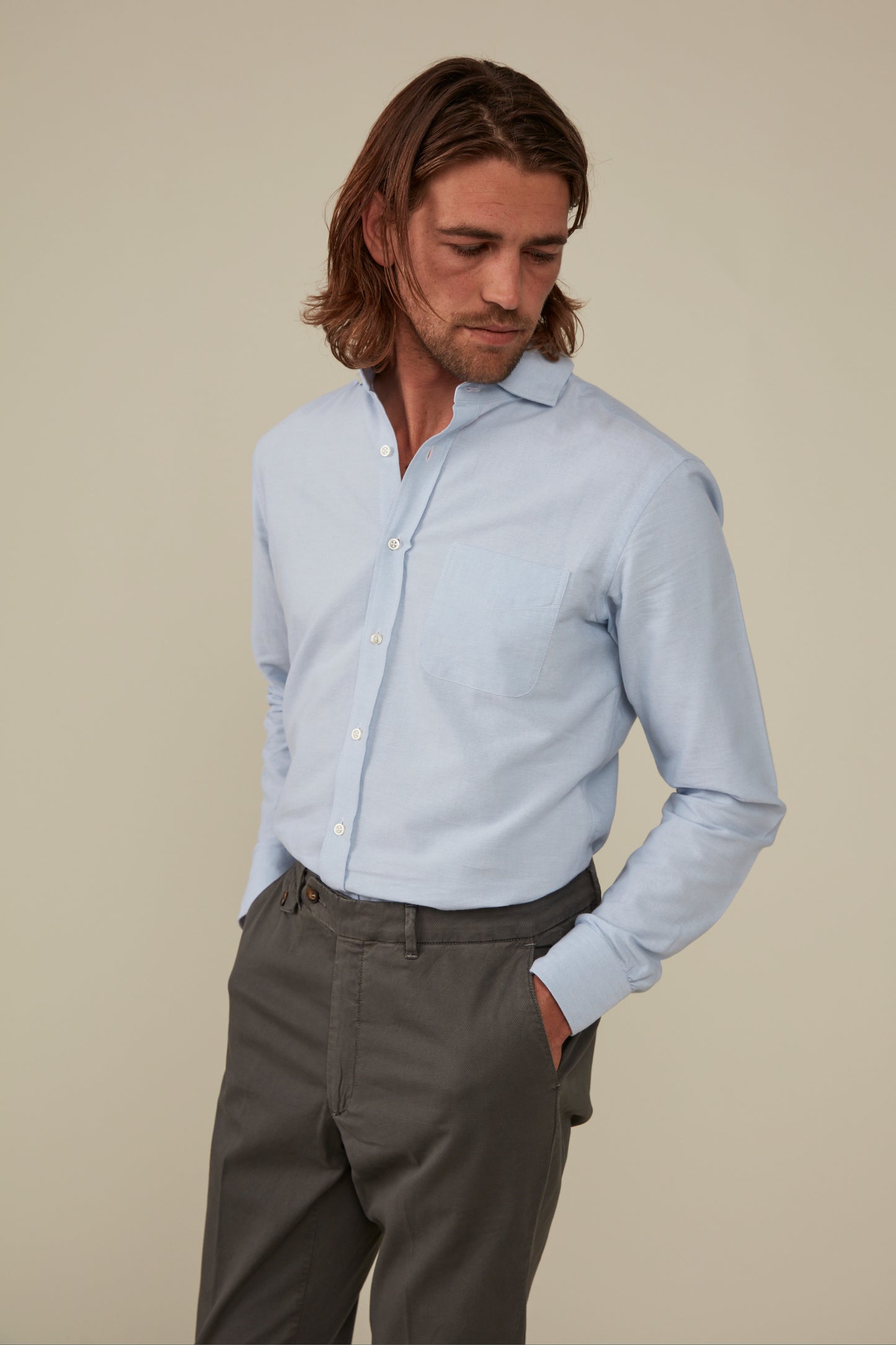 Fenner Oxford Shirt - Sky
