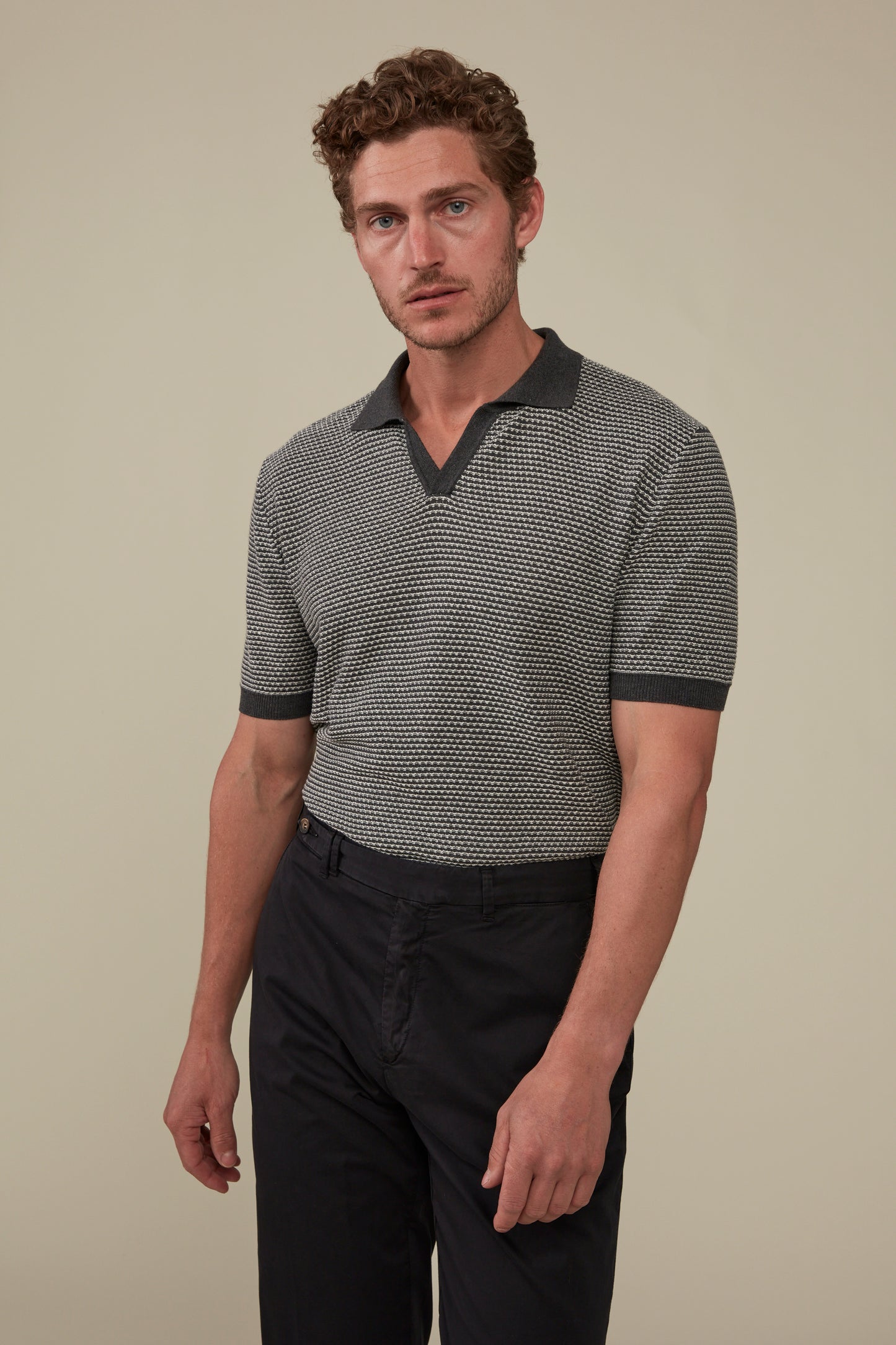 Garment Dyed Carrot Fit Chino Paperweight - Black