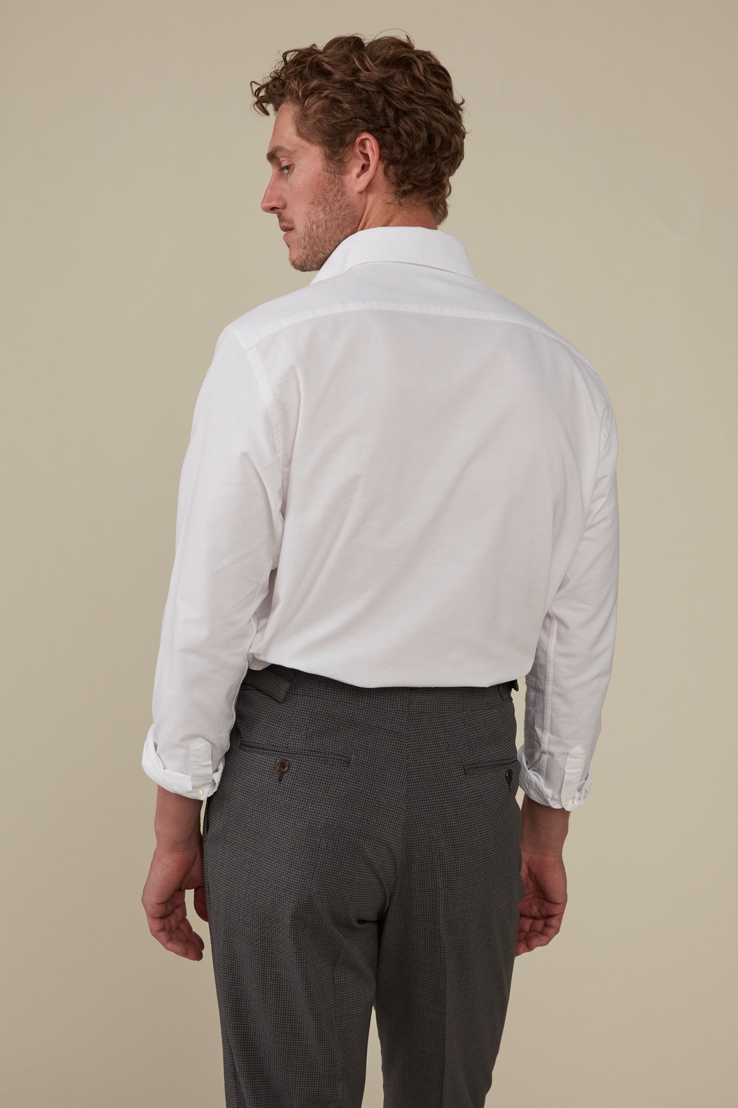 Fenner Oxford Shirt: White