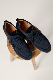 Byron Sneaker - Sea Blue Suede
