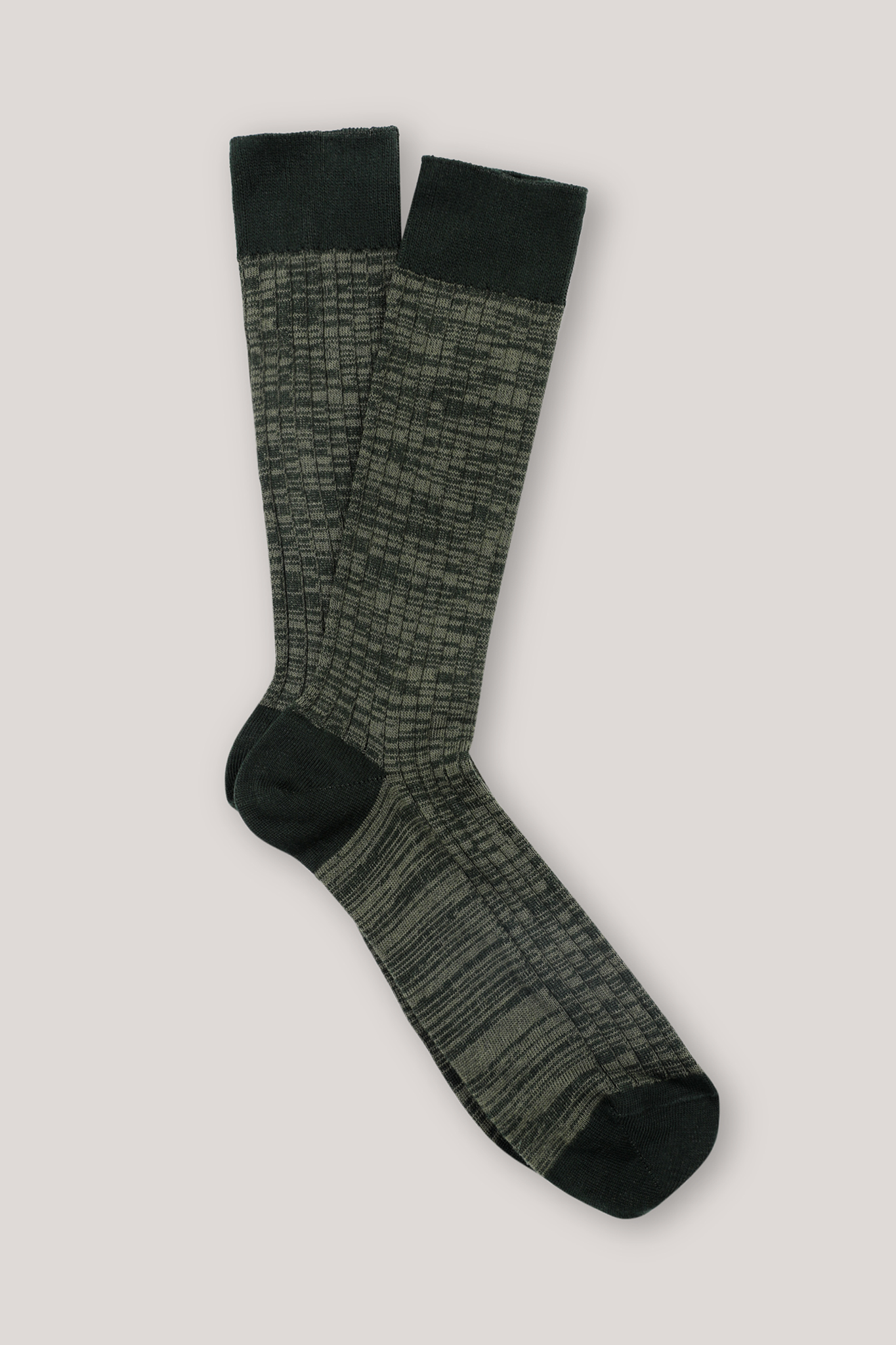 Green Melange Socks - 1 pack