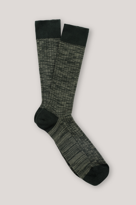 Green Melange Socks - 1 pack