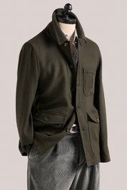 Fitzroy Chore Jacket - Wool - Forest Green