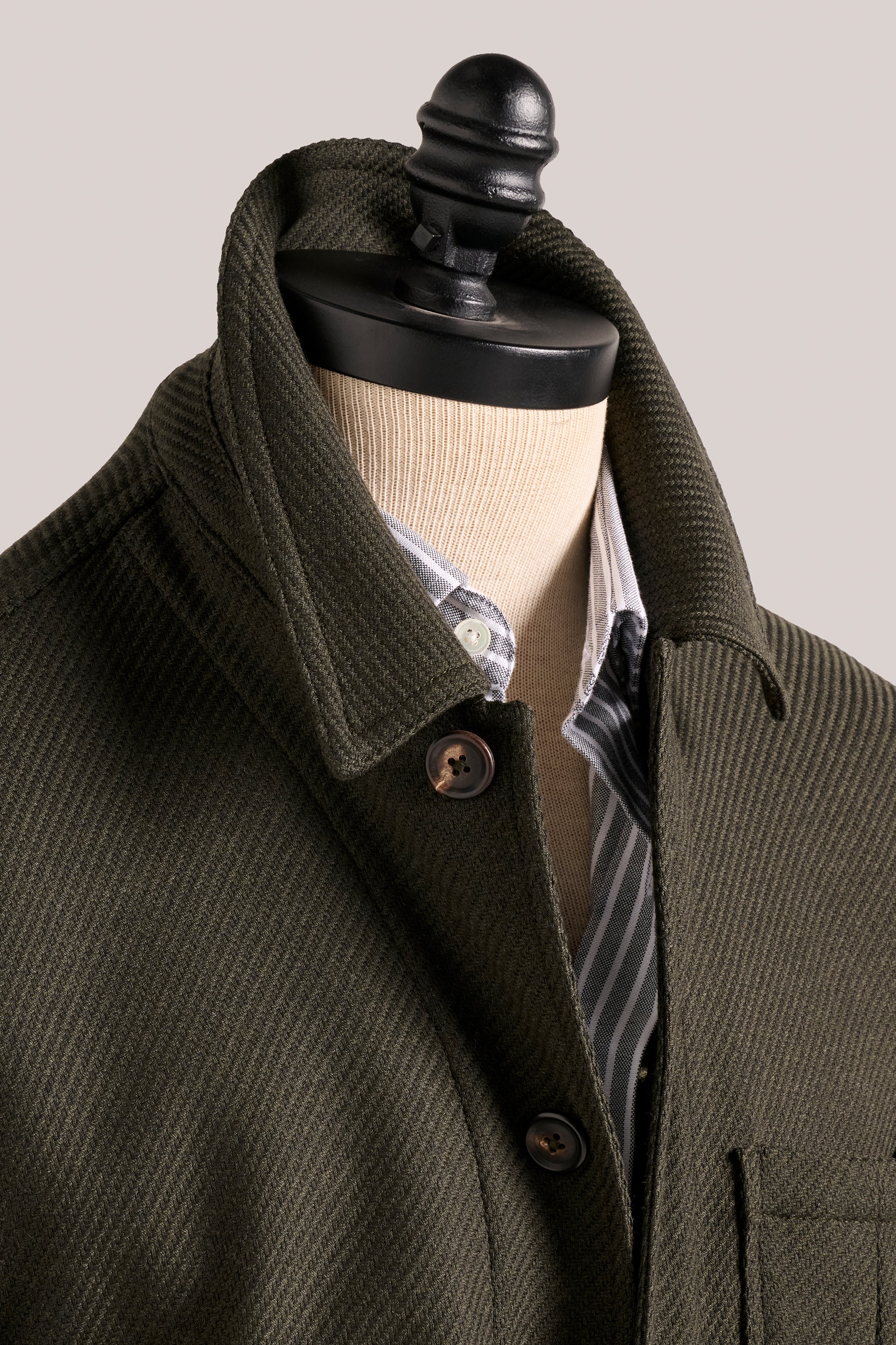 Fitzroy Chore Jacket - Wool - Forest Green