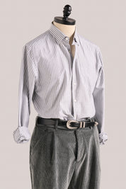 Fenner Essential Oxford Shirt - Gray Stripe
