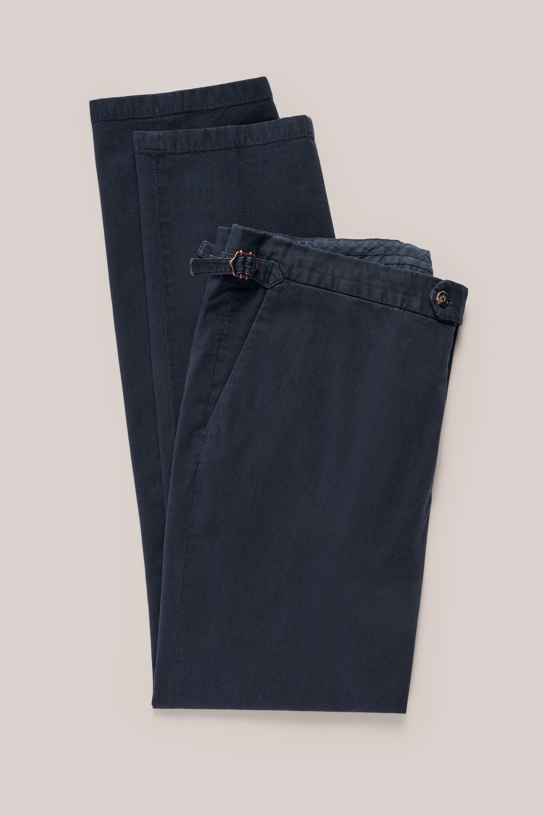 Italian Melange Chino - Navy