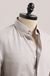 Italian Melange Shirt - Taupe