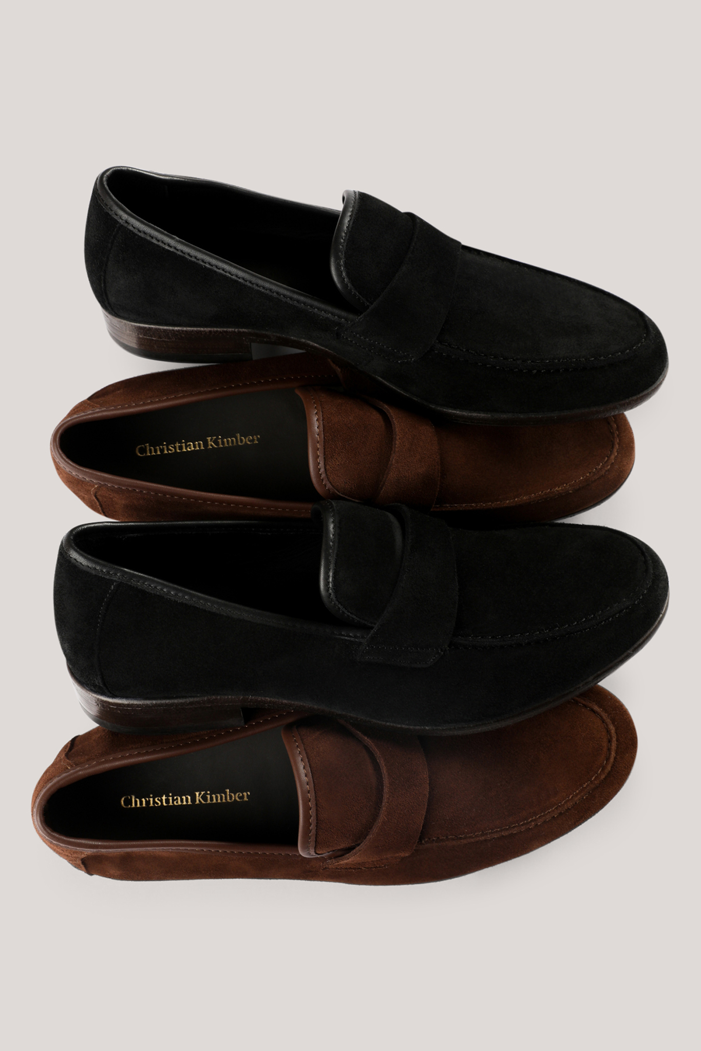 Gisborne Softy Suede Loafer - Black