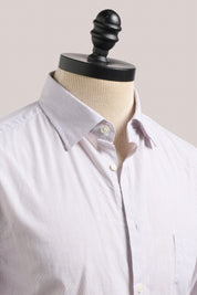 Micro House Stripe - Chocolate and White