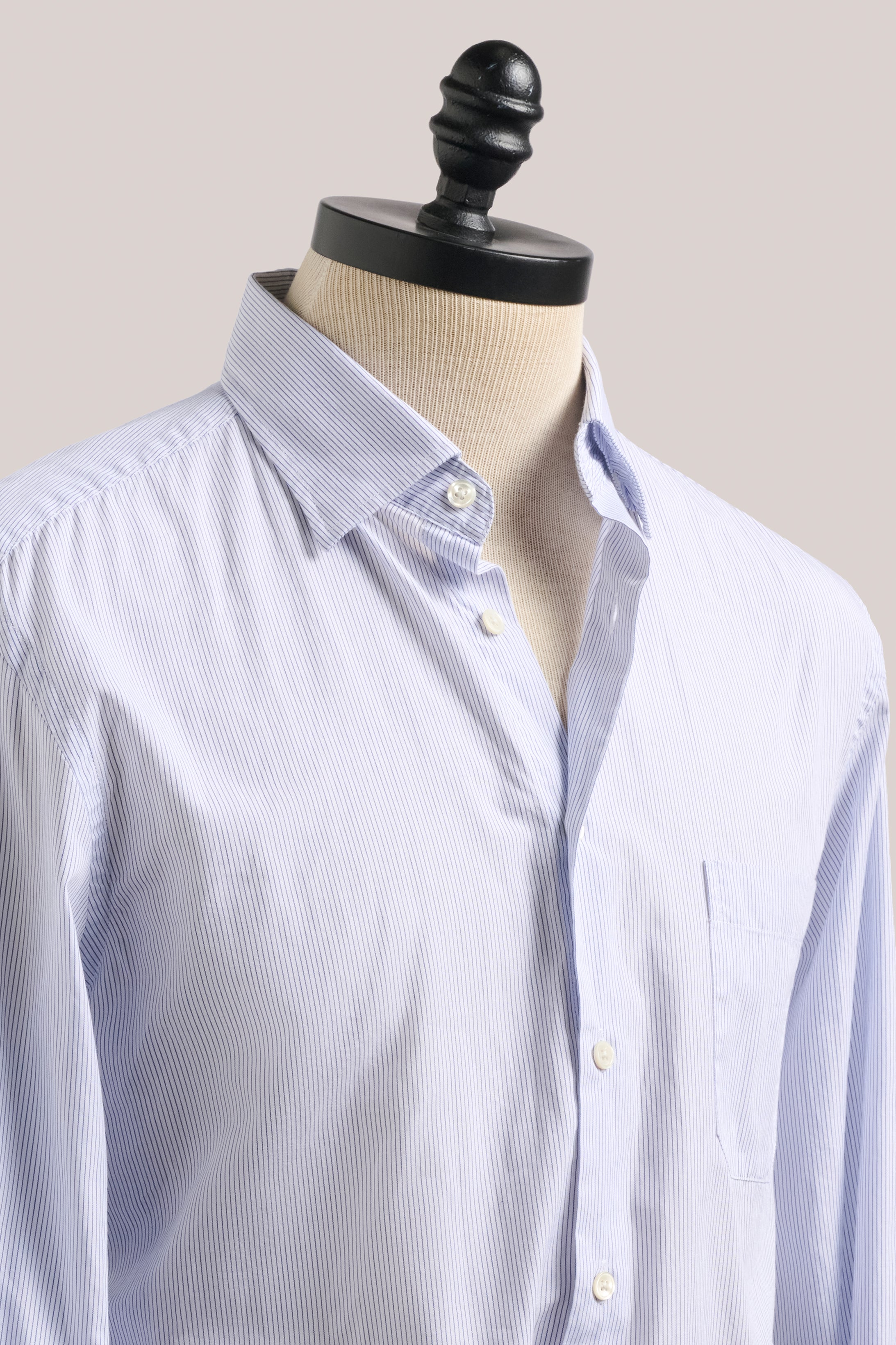 Micro House Stripe - Navy and White