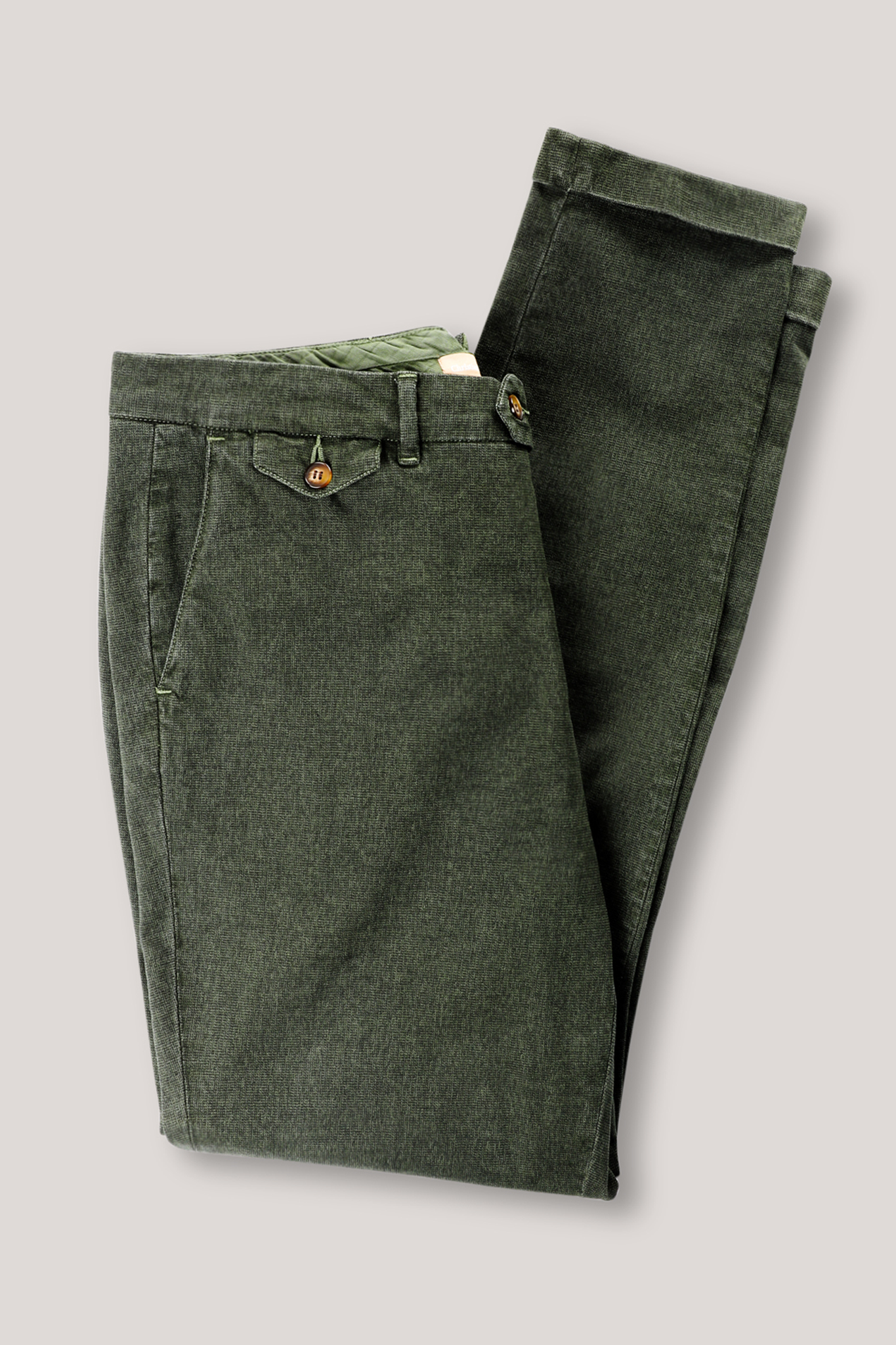 Mélange Cotton Chino - Hunter