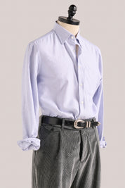 Fenner Essential Oxford Shirt - Navy Stripe
