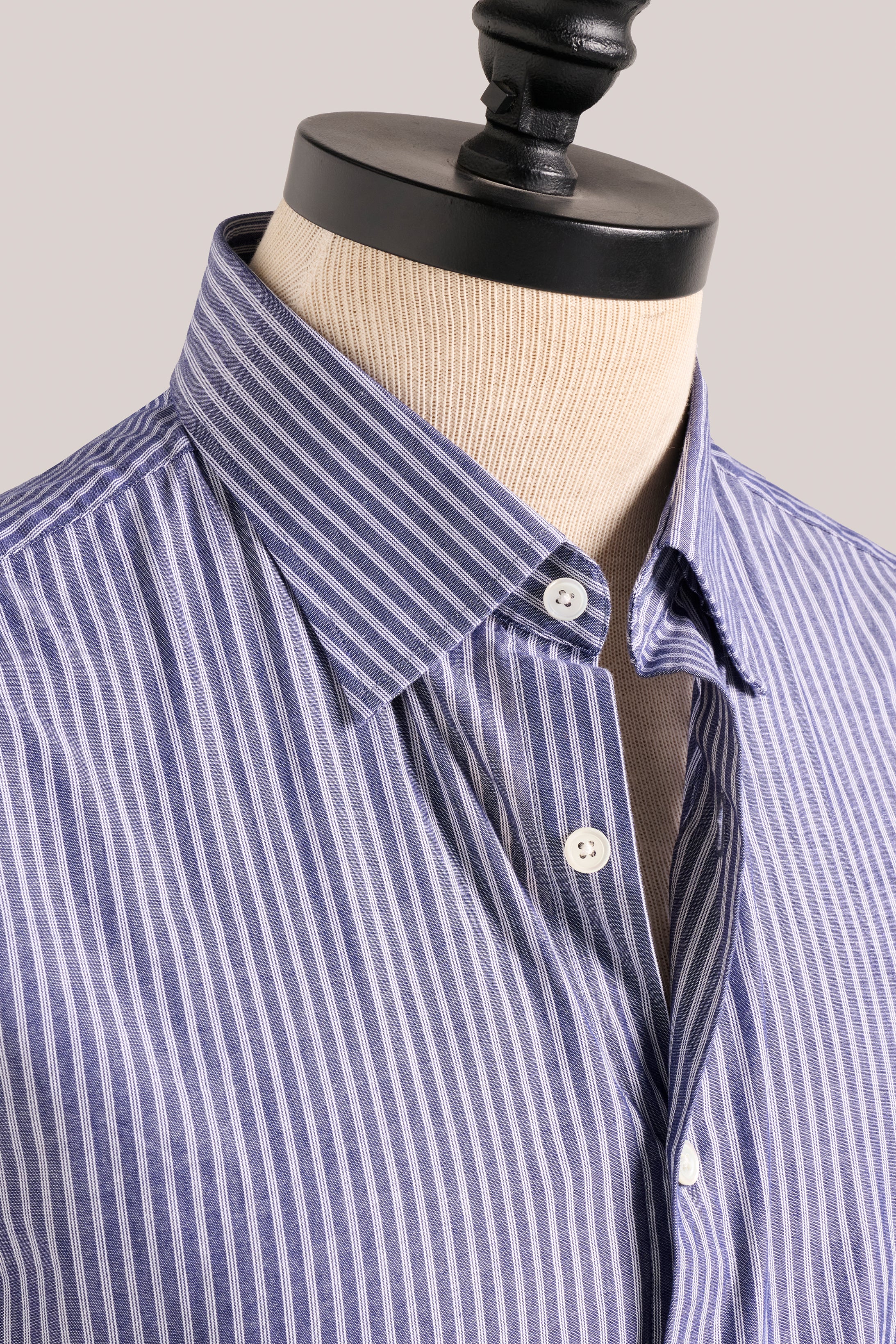 The Shoreham Shirt - Blue Pinstripe