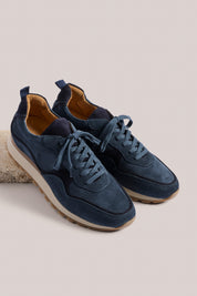 Byron Sneaker - Sea Blue Suede