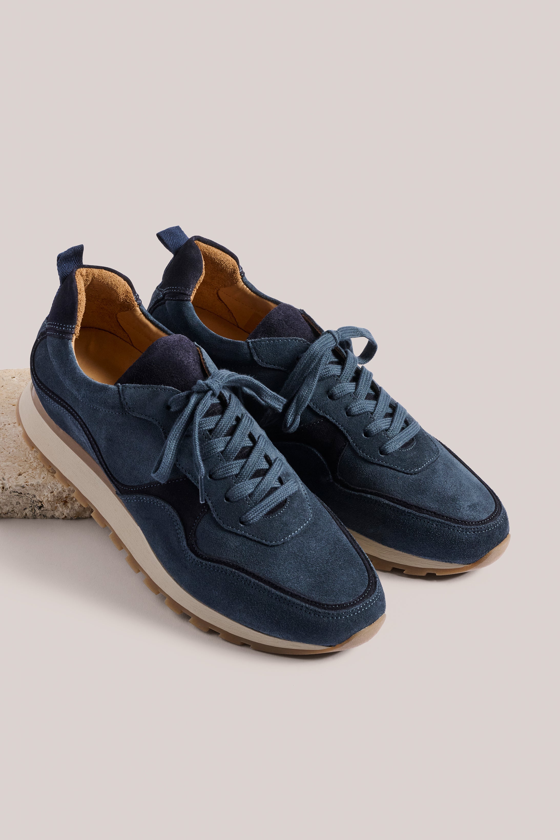 Byron Sneaker Sea Blue Suede - Main Image