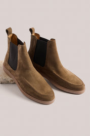 Auburn Chelsea Boot - Suede - Sandstone Tan