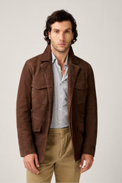 Kingsford Field Jacket - Suede - Walnut
