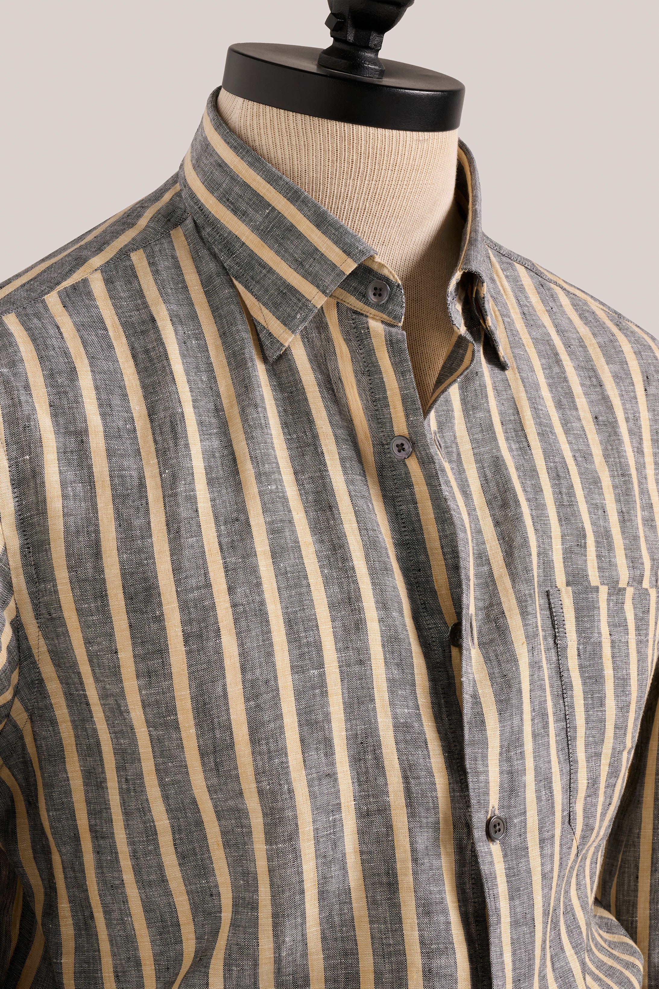 Bronte Linen Shirt - Burnt Cigar