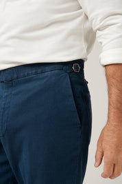 Italian Melange Chino - Petrol