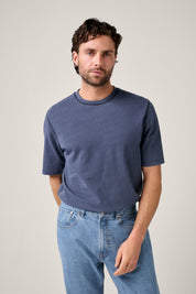 Coolum T-Shirt - Vintage Wash Indigo