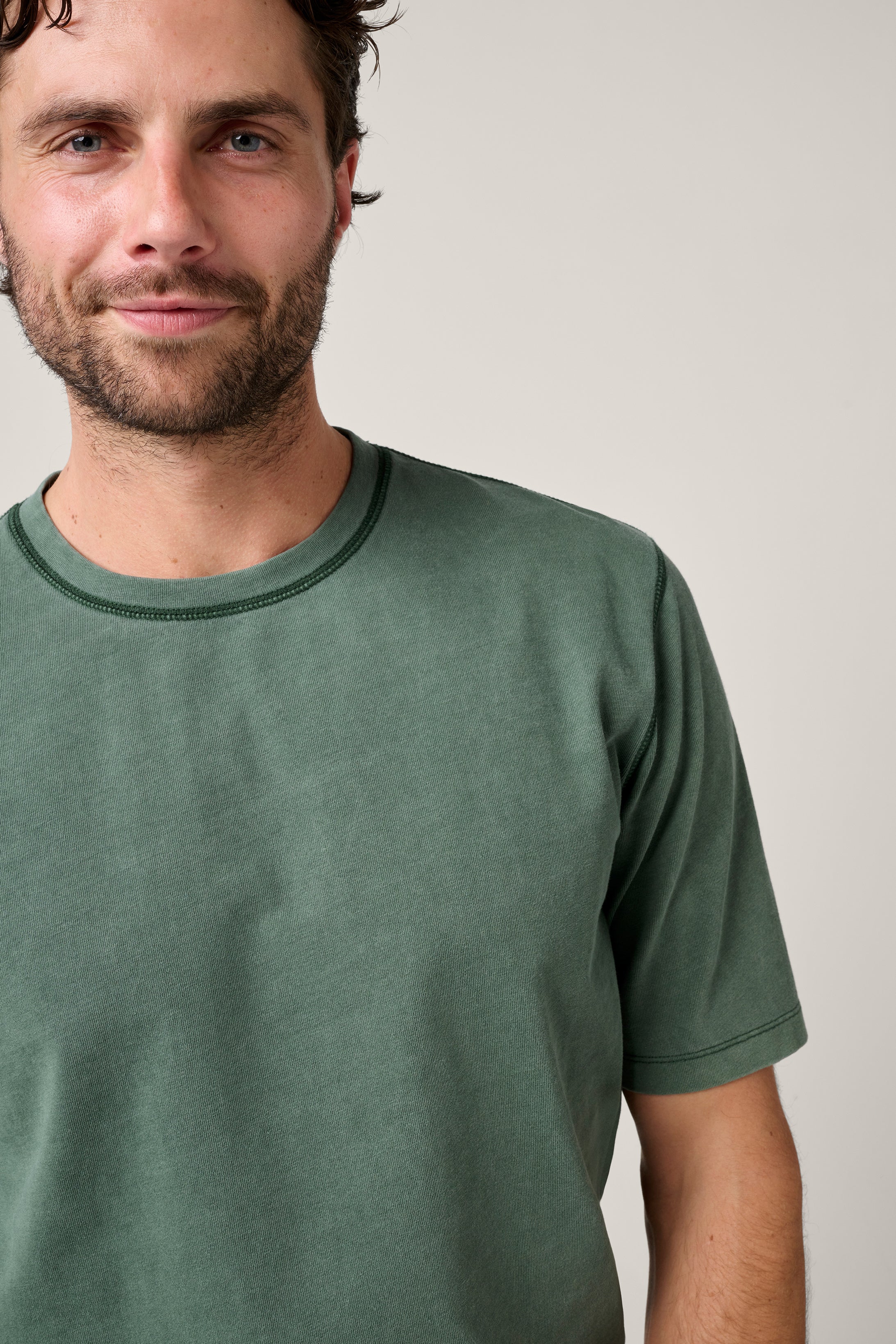 Coolum T-Shirt - Vintage Wash Pine