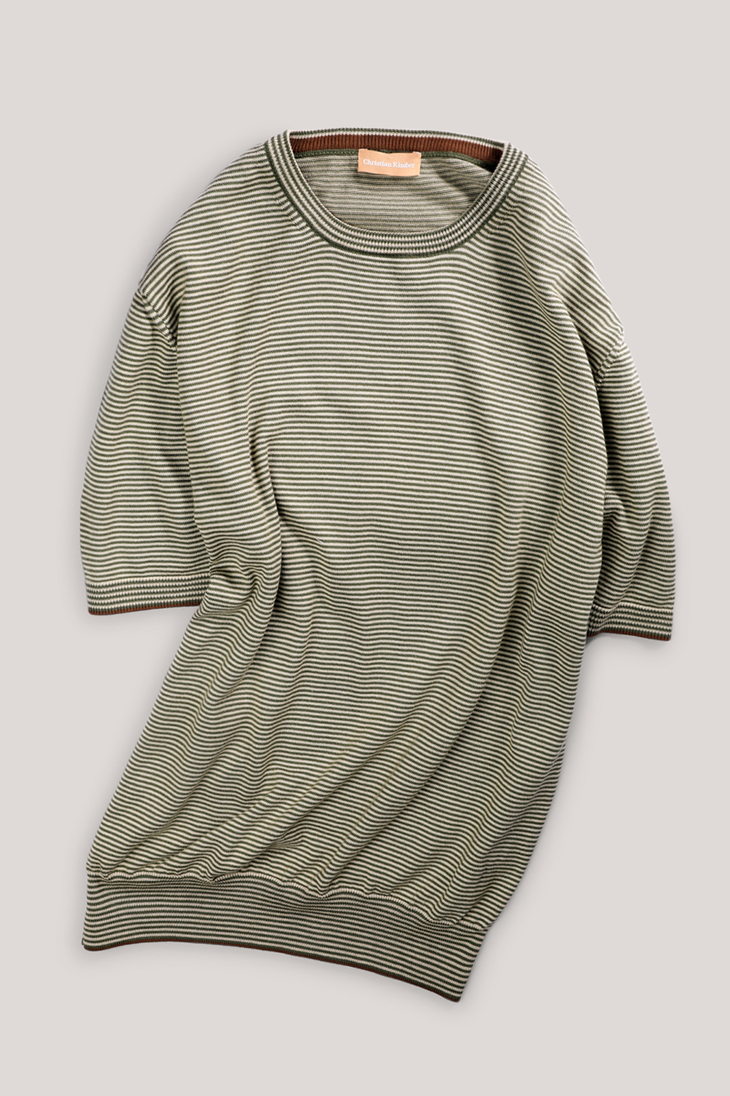 Cullen Knit T-Shirt- Olive
