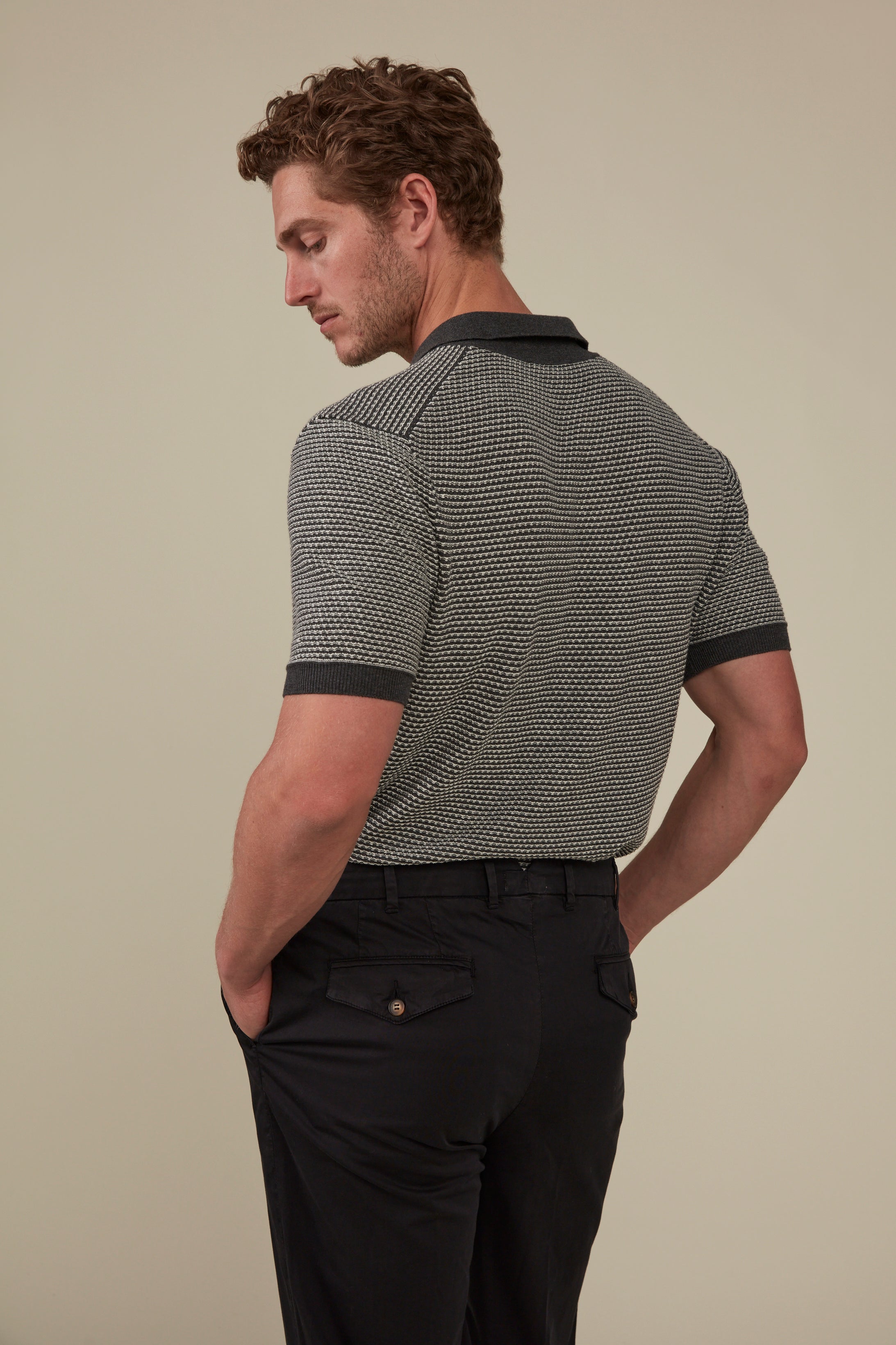 Beechworth Short Sleeved Polo - Graphite