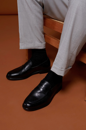Russell Classic Loafer - Black Grain