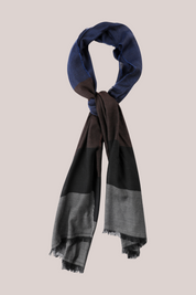 Wool/Silk Scarf - Coast