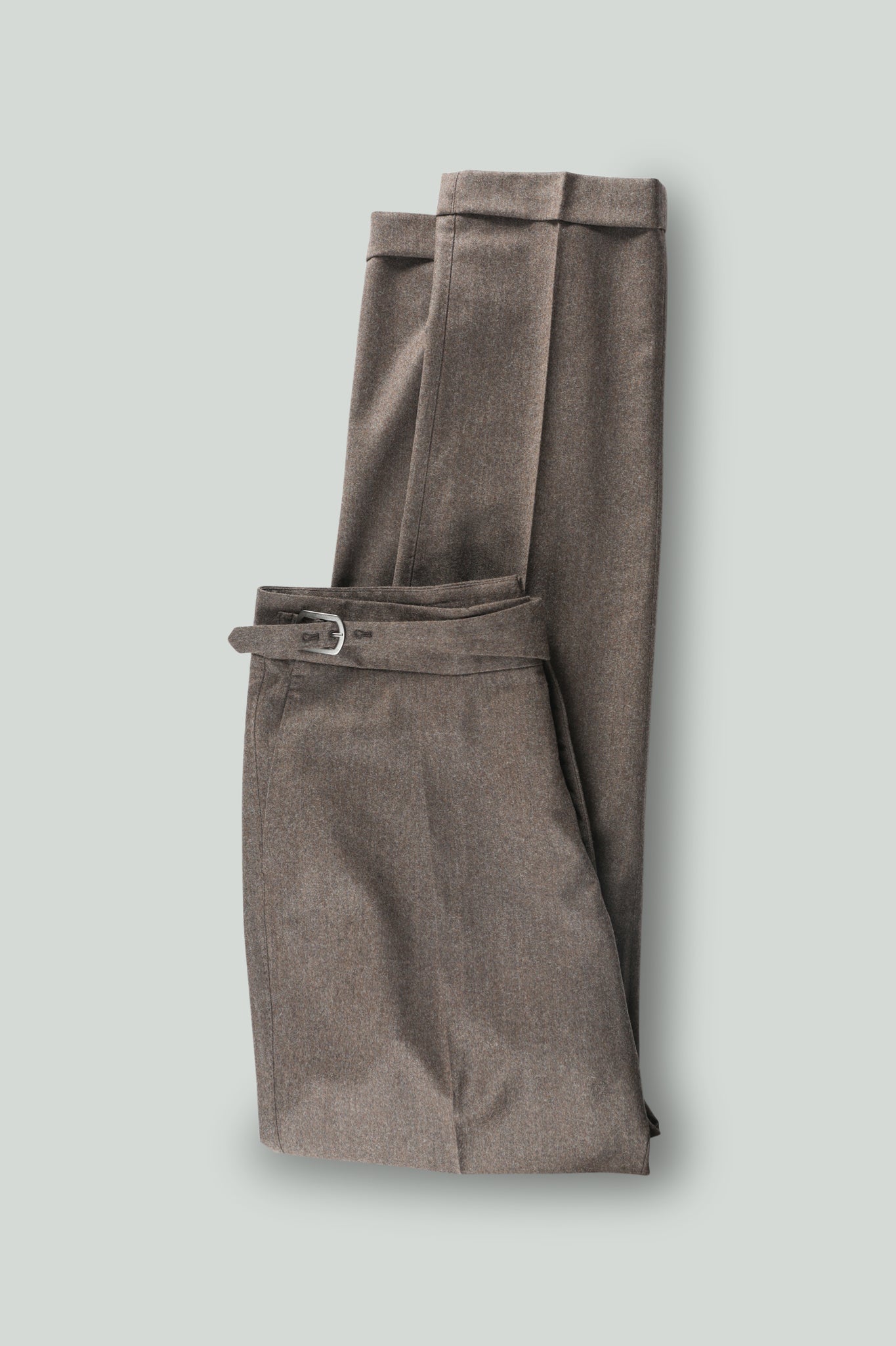 Italian Flannel Trouser - Sahara