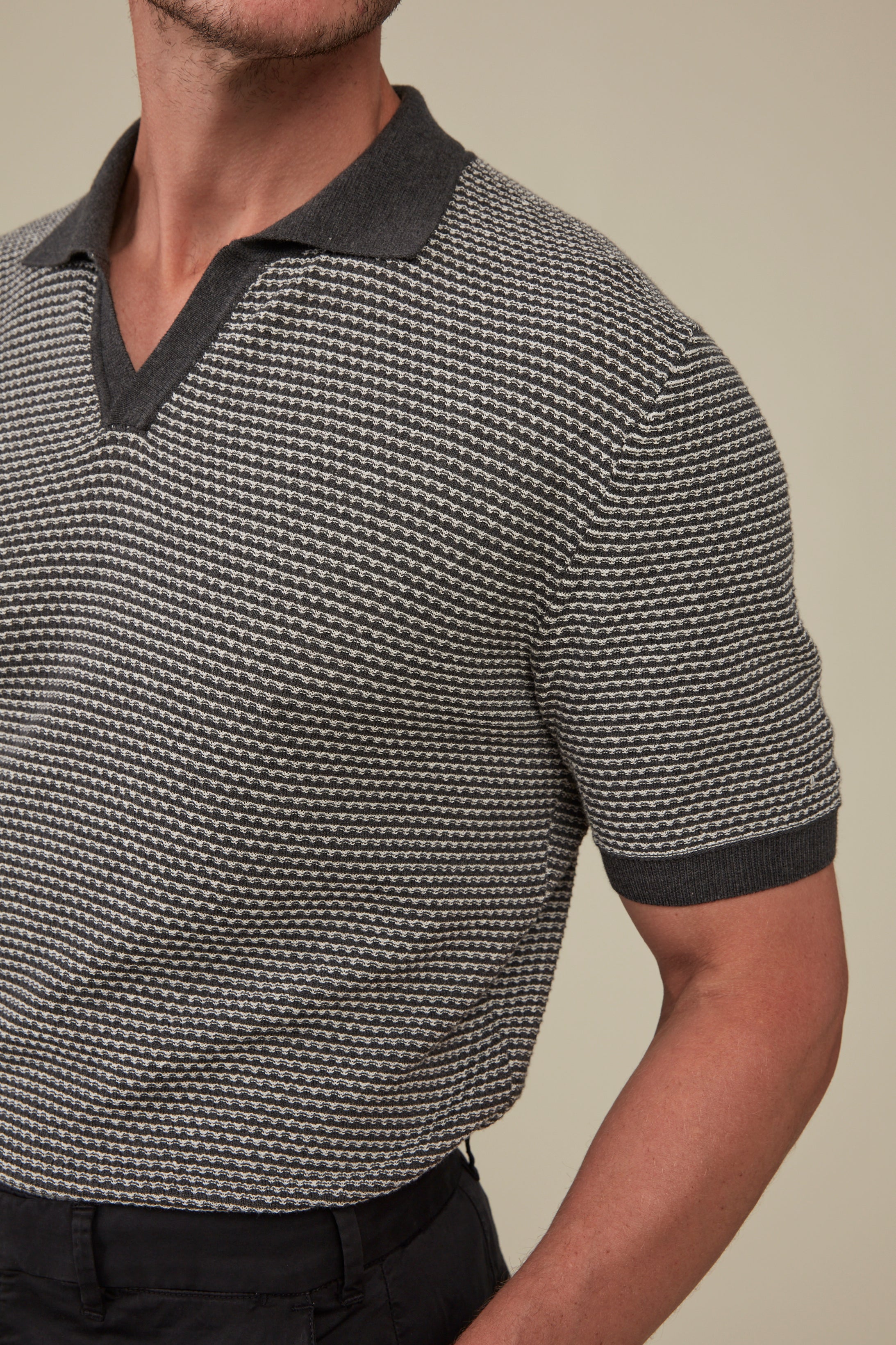 Beechworth Short Sleeved Polo - Graphite