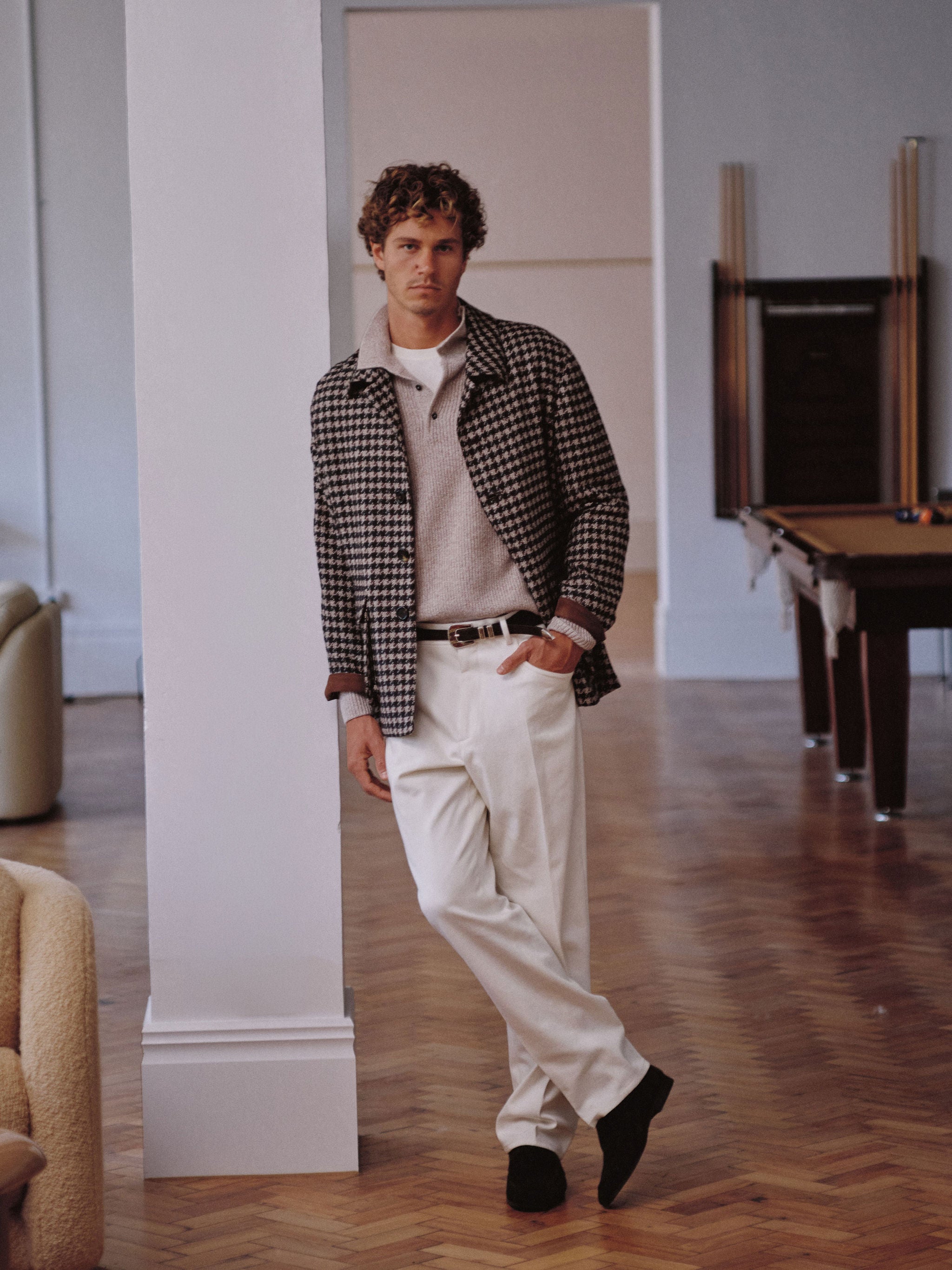 Merricks Polo - Wool and Cashmere - Oatmeal