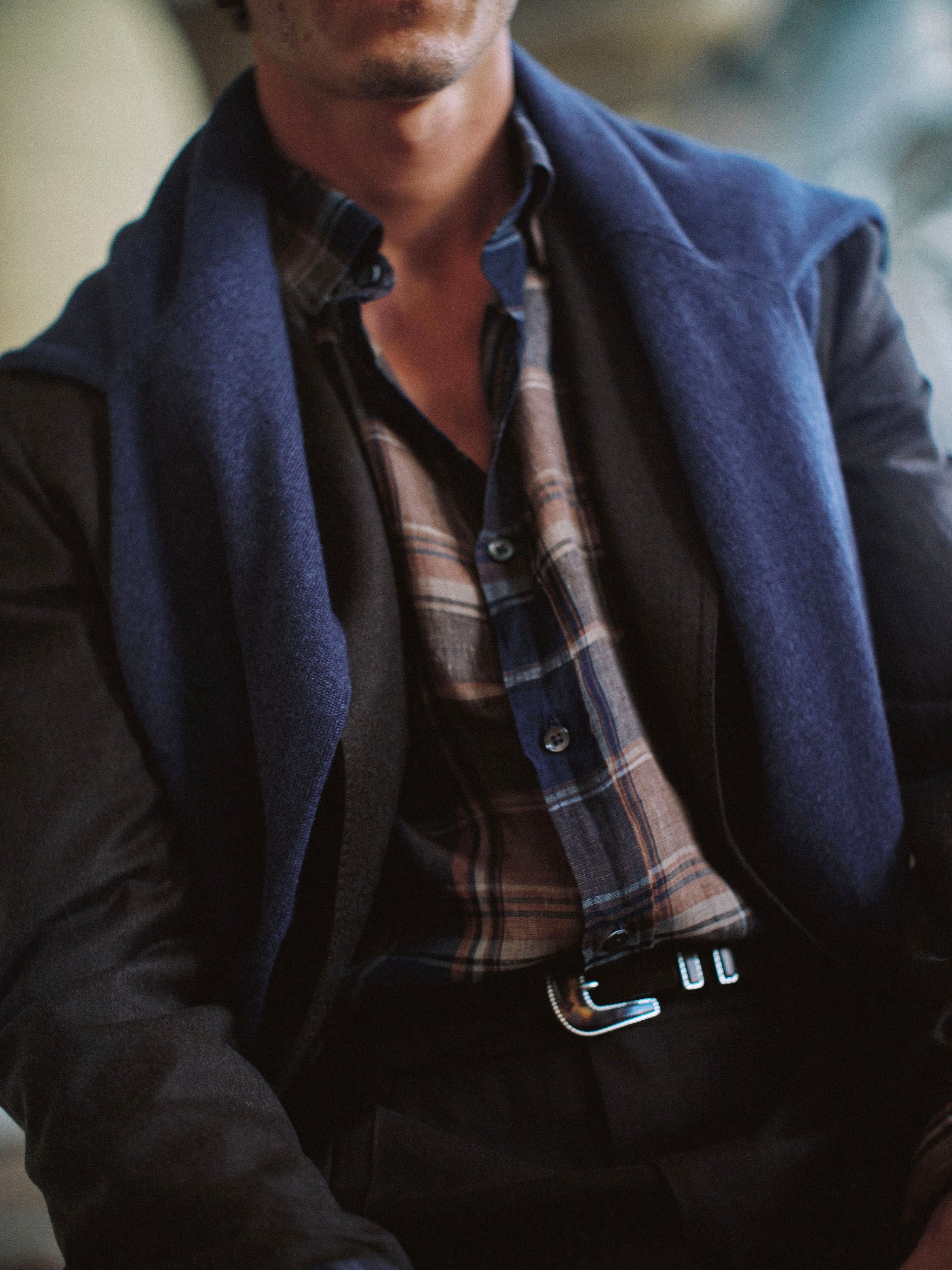 Bronte Linen Check Shirt