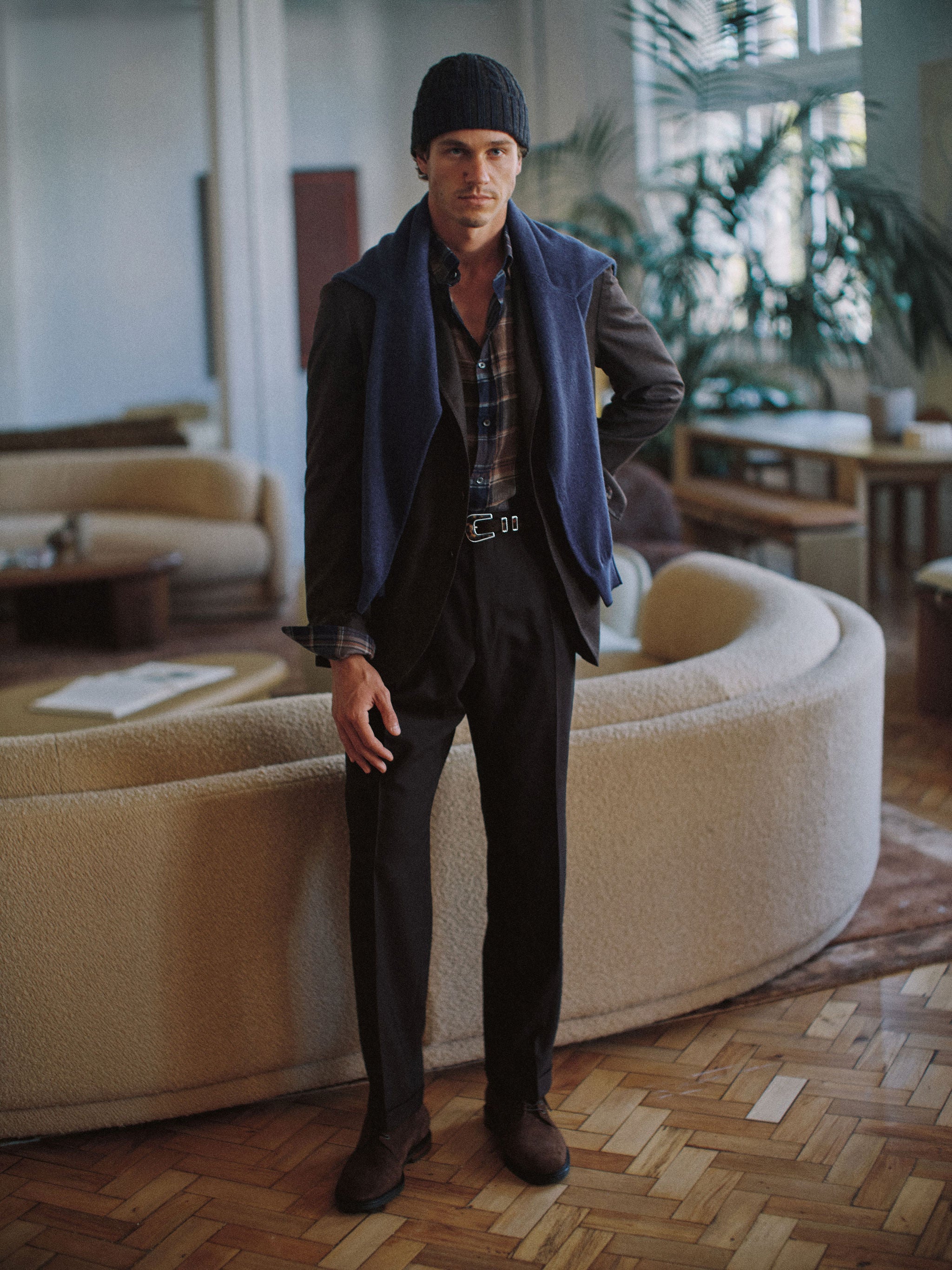 Bronte Linen Check Shirt